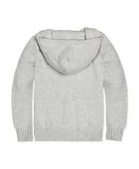 Hope & Henry Baby Boys Organic Long Sleeve Henley Sweater Hoodie