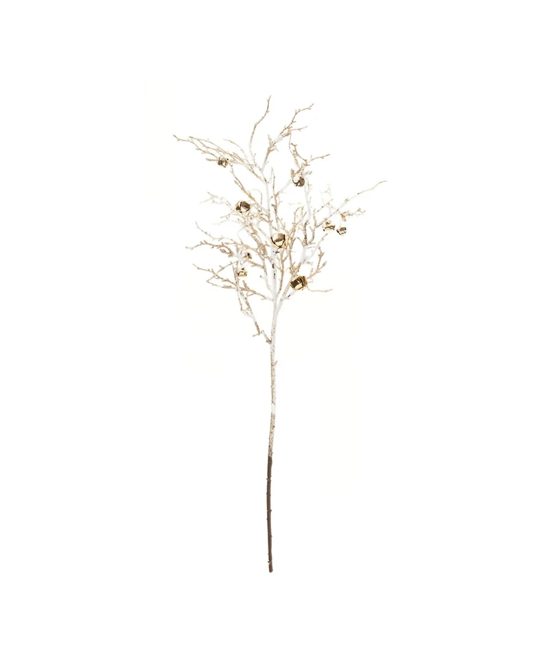 Slickblue Set of 2 Sleigh Bell Branches – Ideal for Festive Holiday and Winter Decor