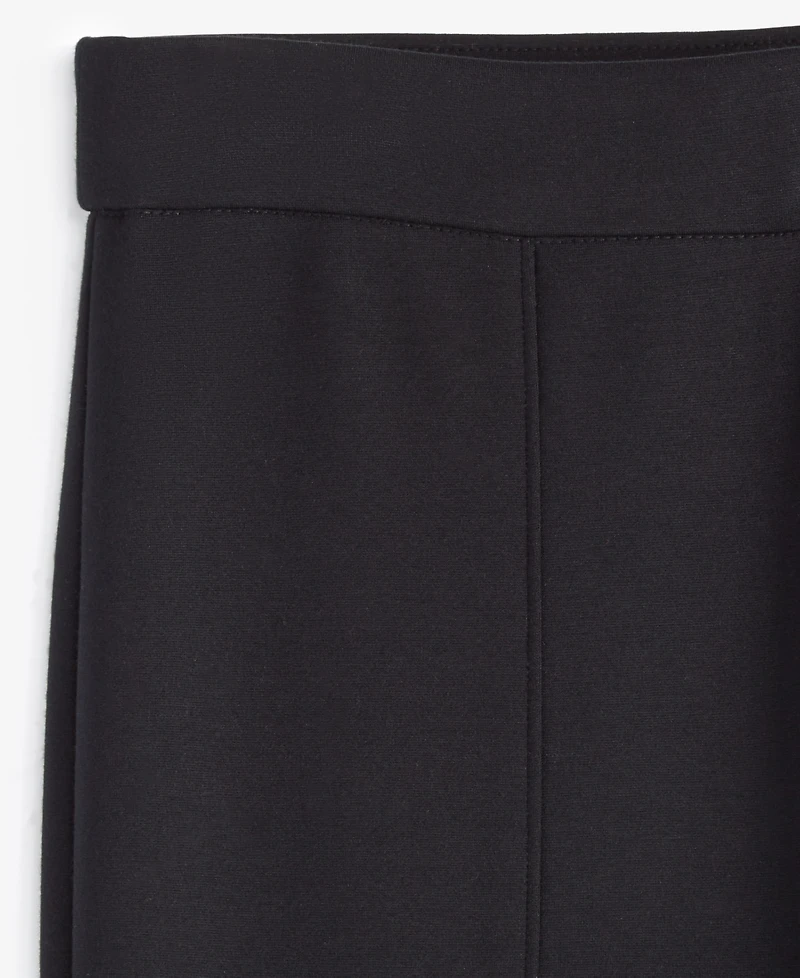 On 34th Women's Pintucked-Seam Ponte-Knit Flare Pants, Created for Macy's