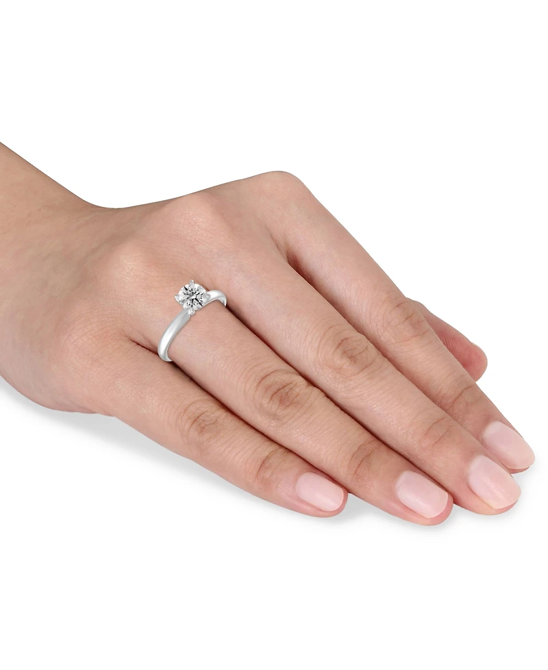 Gia Certified Diamond Engagement Ring (1 ct. t.w.) 14k White Gold or &