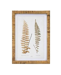 Slickblue Framed Fern Print for Lush Wall Art and Elegant Home Decor (Set of 4)