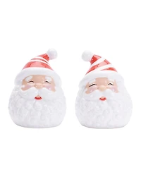 Slickblue Santa Salt & Pepper Shakers Festive and Fun Holiday Kitchen Accessories (Set of 2)