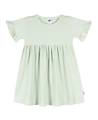 Toddler Girls Short Sleeve and Sleeveless Dress, 2 Pack