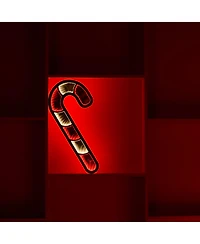 Slickblue Infinity Candy Cane Decoration – Unique Holiday Accent for Festive Decor