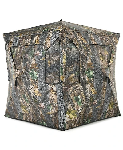 Vebreda 3 Person Portable Pop-Up Ground Tent with Gun Ports and Carrying Bag