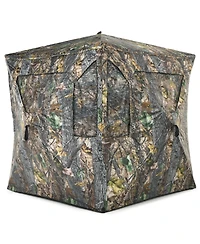 Vebreda 3 Person Portable Pop-Up Ground Tent with Gun Ports and Carrying Bag
