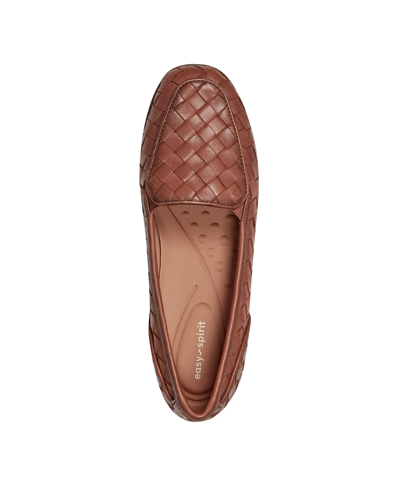 Easy Spirit Women's Devitt Woven Slip-On Loafer Flats