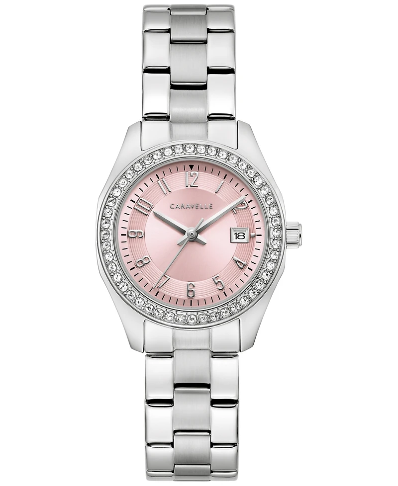 Caravelle Women's Stainless Steel Bracelet Watch 28mm
