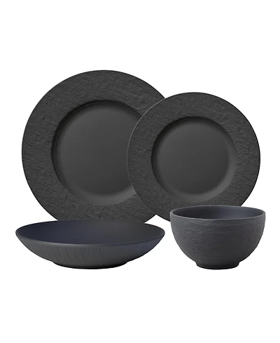 Villeroy & Boch Manufacture Rock 4-Piece Place Setting