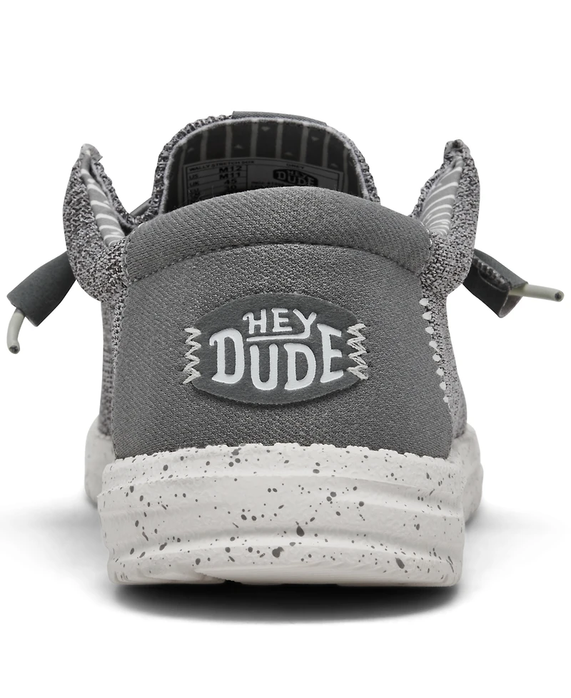 Hey Dude Men's Wally Stretch Sox Slip-On Casual Moccasin Sneakers from Finish Line