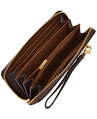 Fossil Lennox Leather Zip Continental Wallet