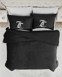 Juicy Couture Reversible Velvet Comforter Set