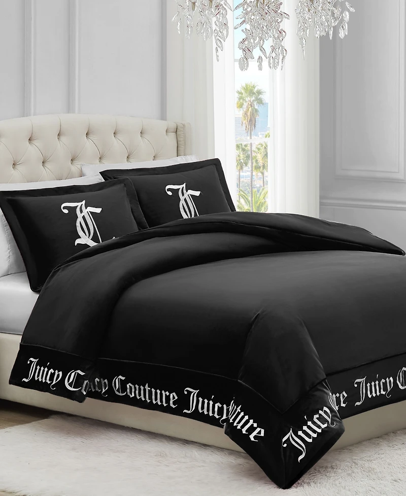 Juicy Couture Reversible Velvet Comforter Set, Twin/Twin Xl