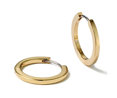 Ana Luisa Gold Huggie Hoop Earrings - Huggie Hoops Medium