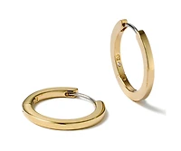 Ana Luisa Gold Huggie Hoop Earrings - Huggie Hoops Medium