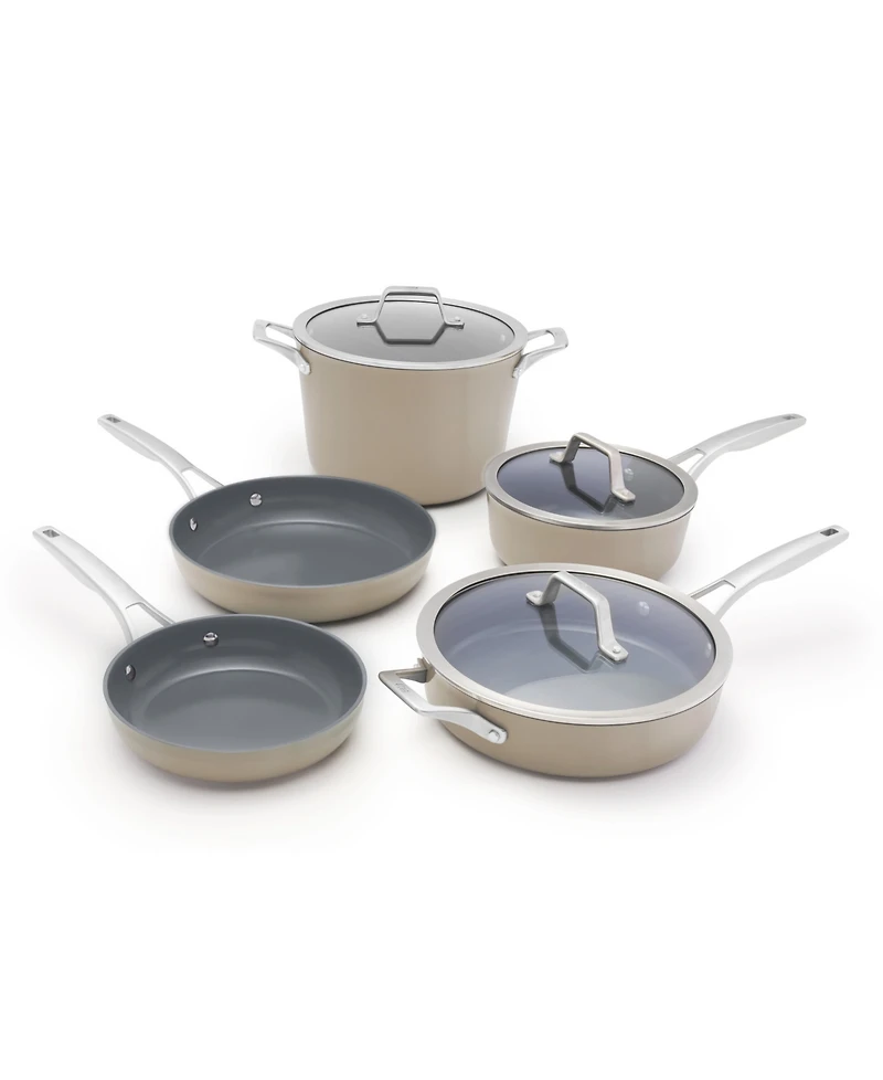 Calphalon Premier Ceramic Nonstick 8-Piece Cookware Set