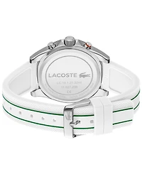Lacoste Men's Mainsail White Silicone Watch 43mm