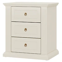 Tribesigns 3-Drawer Nightstand, Wood Night Stand with Storage Drawers, Modern Bedside Table Side End Table for Bedroom