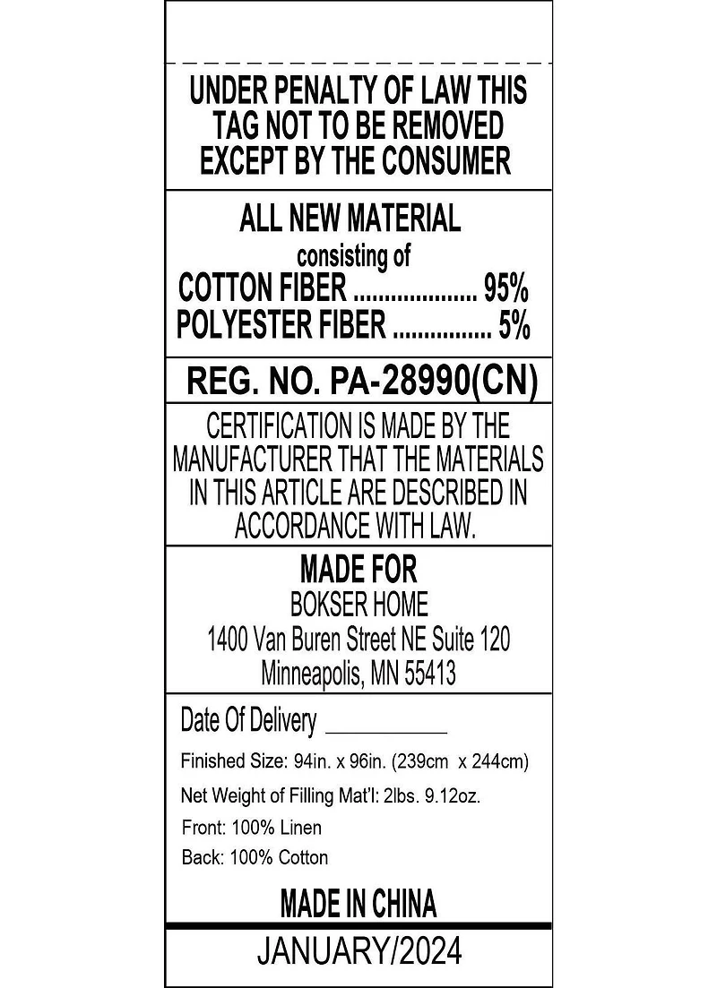 French Linen 3pc Quilt & Sham Set - Twin/Twin Xl