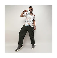 Men's Multicolour Retro Graphic Shirt