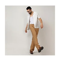 Men's Chalk White Micro Creased Shirt