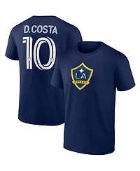 Fanatics Men's Douglas Costa Navy La Galaxy Authentic Stack Name Number T-Shirt