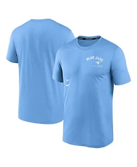 Nike Men's Powder Blue Toronto Blue Jays Authentic Collection Early Work Tri-Blend Performance T-Shirt