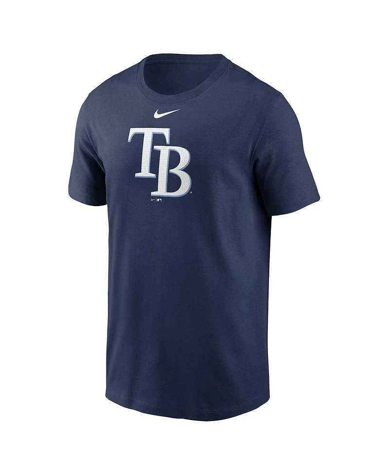 Nike Men's Navy Tampa Bay Rays Fuse Logo T-Shirt