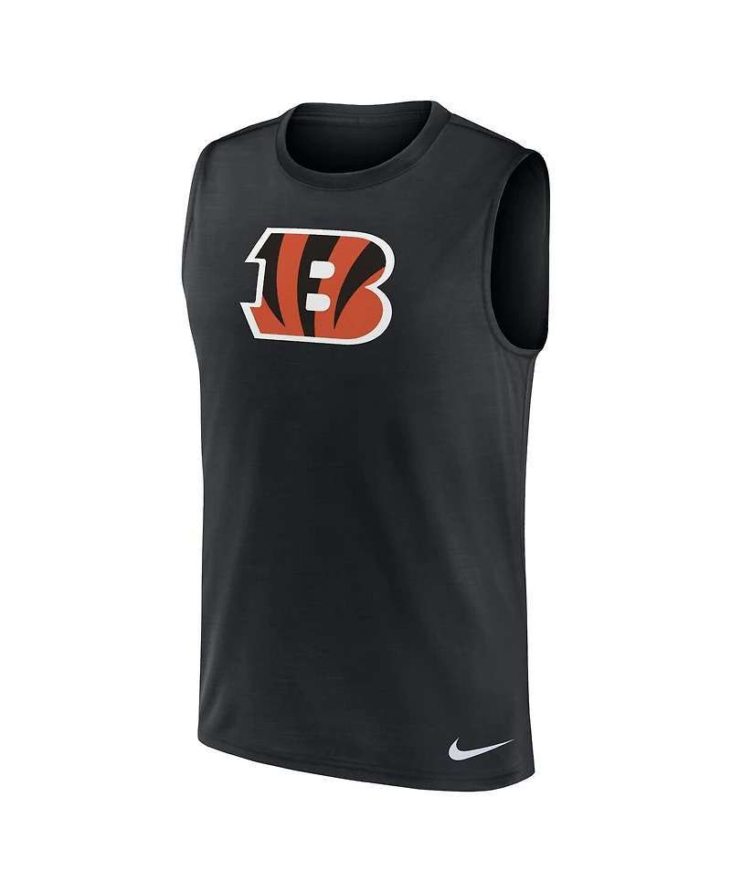 Nike Men's Black Cincinnati Bengals Blitz Legend Muscle Perform Tank Top