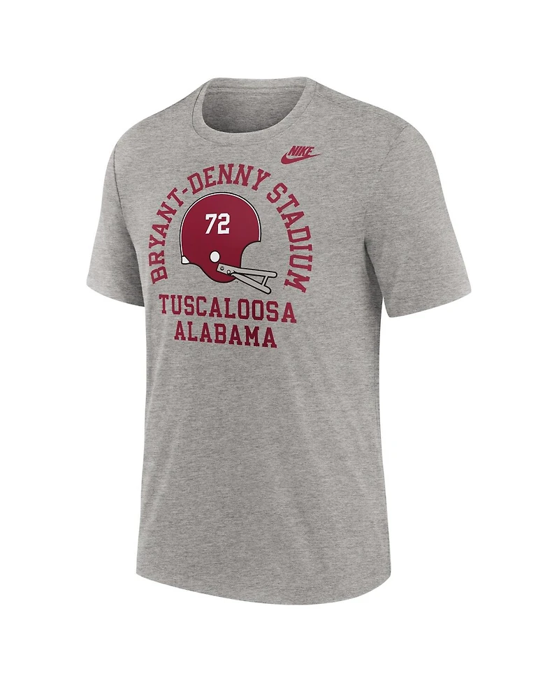 Nike Men's Heather Gray Alabama Crimson Tide Legacy Local Tri-Blend T-Shirt