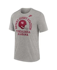 Nike Men's Heather Gray Alabama Crimson Tide Legacy Local Tri-Blend T-Shirt