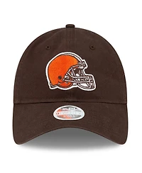 New Era Women's Brown Cleveland Browns Core Classic 9TWENTY Adjustable Hat