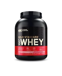 Optimum Nutrition, Gold Standard 100% Whey Protein Powder, Delicious Strawberry, 5 lb, 73 Servings