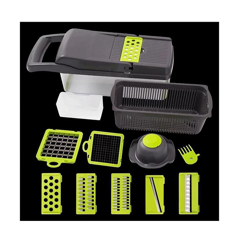 Cowin Vegetable Chopper Multifunctional 8 Blades Grater Slicer