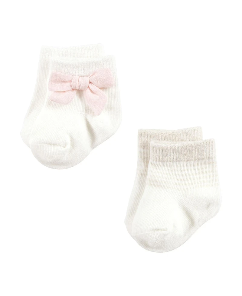 Hudson Baby Girls 12Pc Headband and Socks Giftset