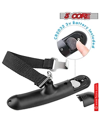 5 Core Digital Luggage Scale 110lbs Travel Weight Scale Hanging Baggage Weighing Machine - 2 Pcs