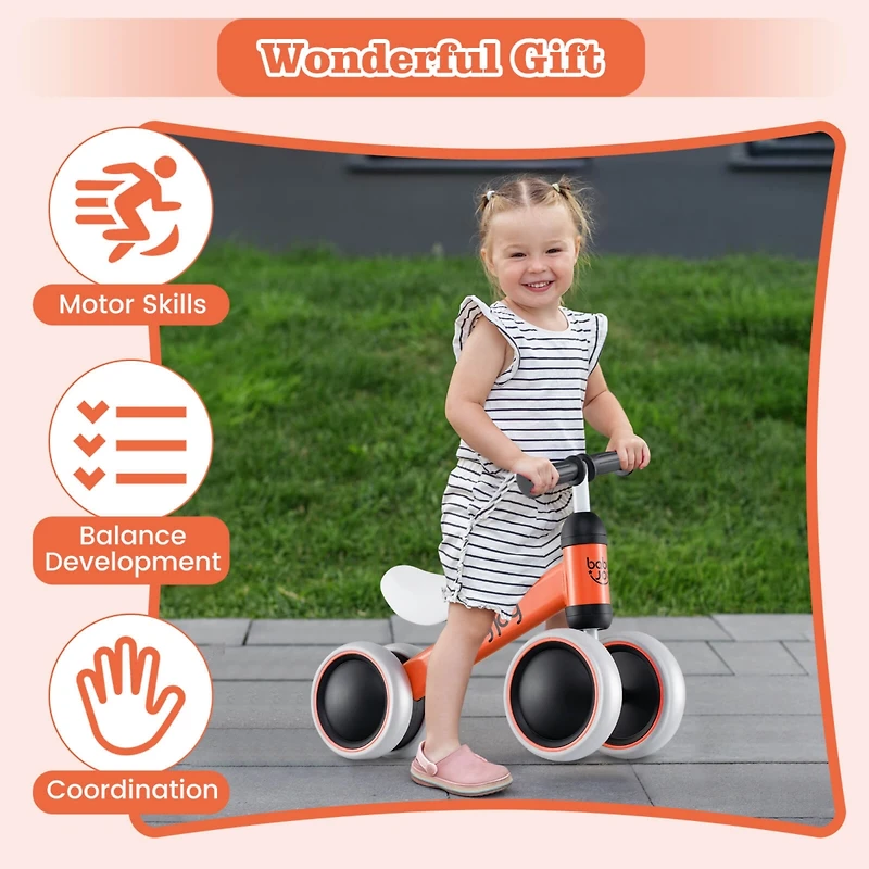 4 Wheels Baby Balance Bike Children Walker No-Pedal