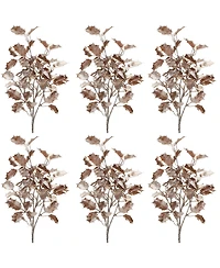 Slickblue Holly Leaf Spray for Festive Holiday Decor (Set of 6)