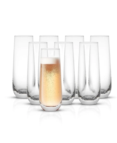 JoyJolt Milo Champagne Glasses, Set of 8
