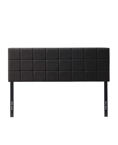 Clara Clark Heavy Duty Adjustable SquareTufted Fabric Headboard - King