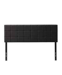 Clara Clark Heavy Duty Adjustable SquareTufted Fabric Headboard - King