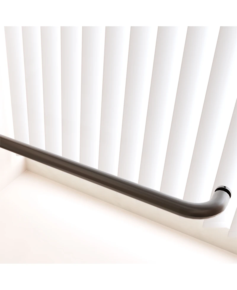 Streamdale Furniture Semi-Frameless Double Bypass Sliding Shower Door with Tempered Glass