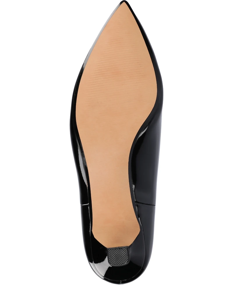 Journee Collection Women's Tenlee Pointed Toe Kitten Heel Dress Booties