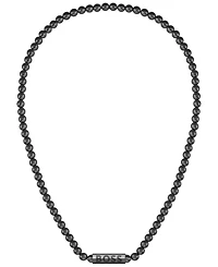 Hugo Boss Men's Sphere Ionic Plated Black Steel Necklaces