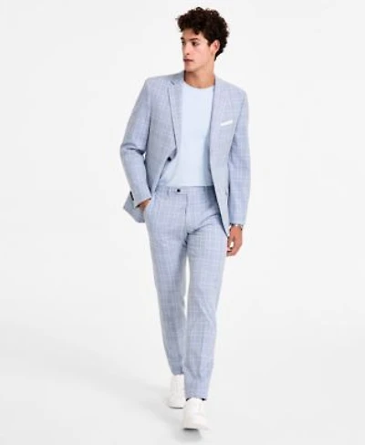 Alfani Mens Slim Fit Plaid Suit Separates Created For Macys