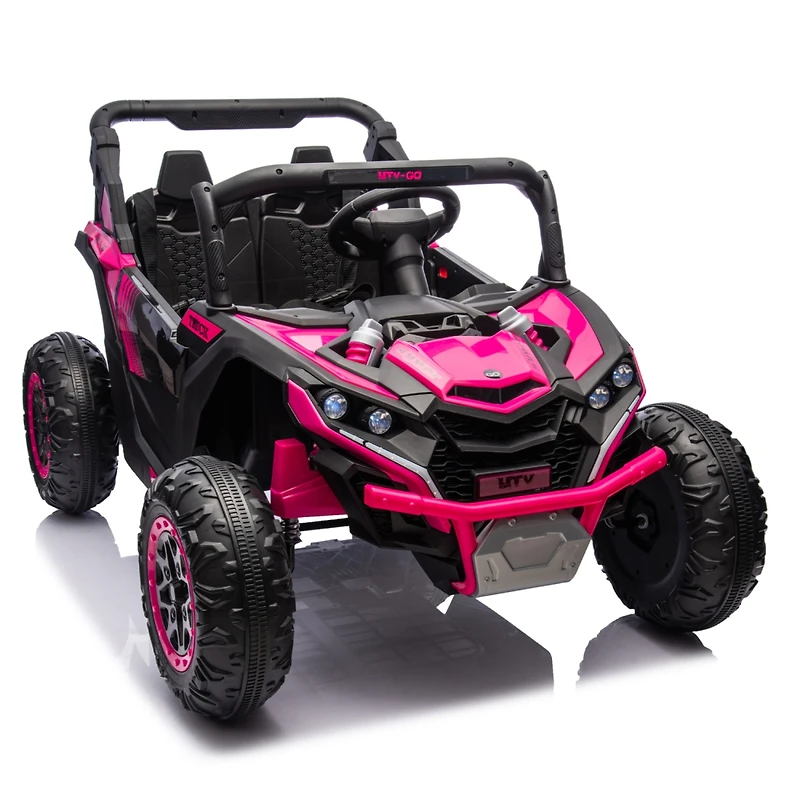 Streamdale 24V Kids' Utv with Remote and Safety Features