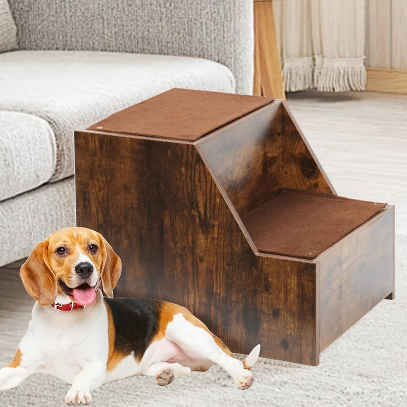 Streamdale Furniture Multi-Level Pet Bed with Removable Step and Cushion