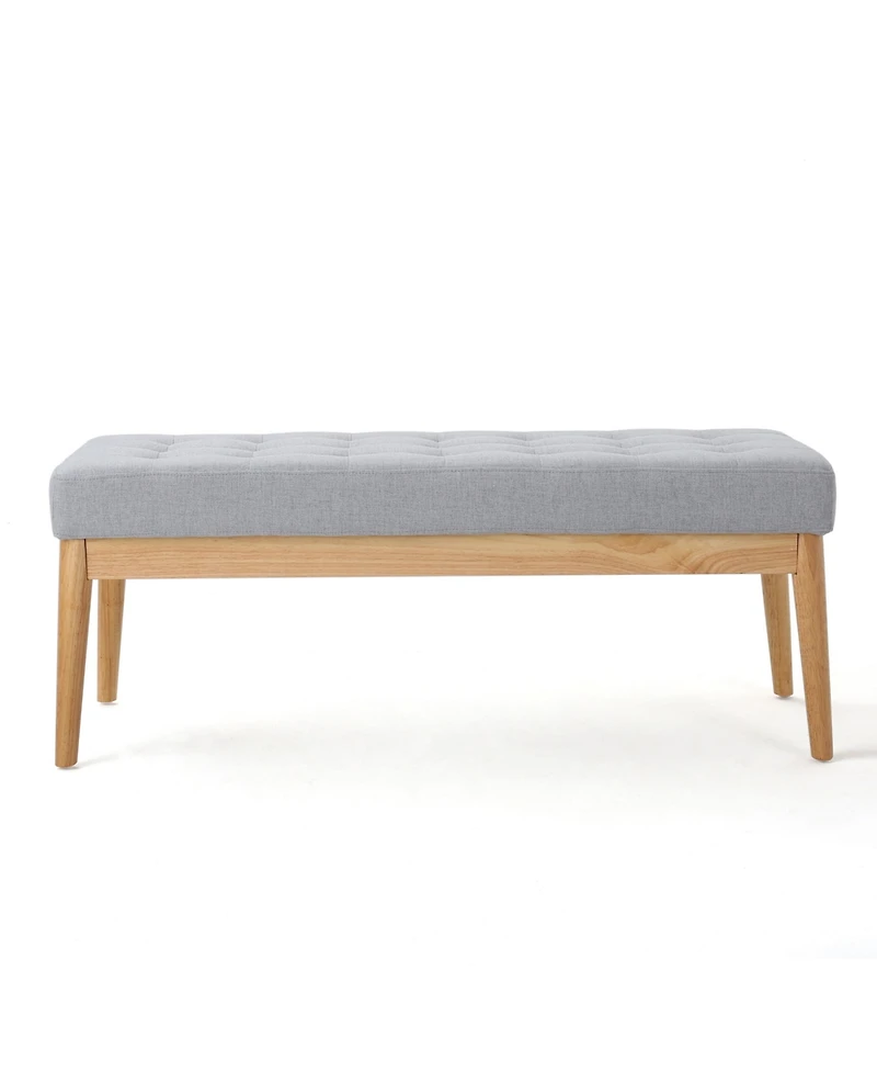 Streamdale Furniture Mid-Century Modern Tufted Bench with Versatile Charm