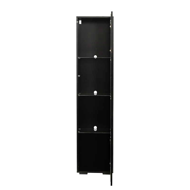 Streamdale Furniture Side Cabinet With Aluminum Strip Lamp