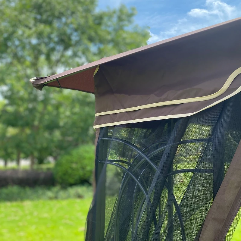 Streamdale 10x10 Outdoor Gazebo Canopy with Mosquito Net